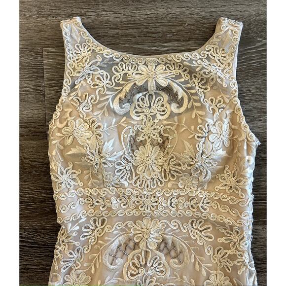 NWT Sue Wong Beaded Sequin Dress Size 0 Art Deco Gatsby Formal‎ Cocktail Gown - Picture 2 of 16